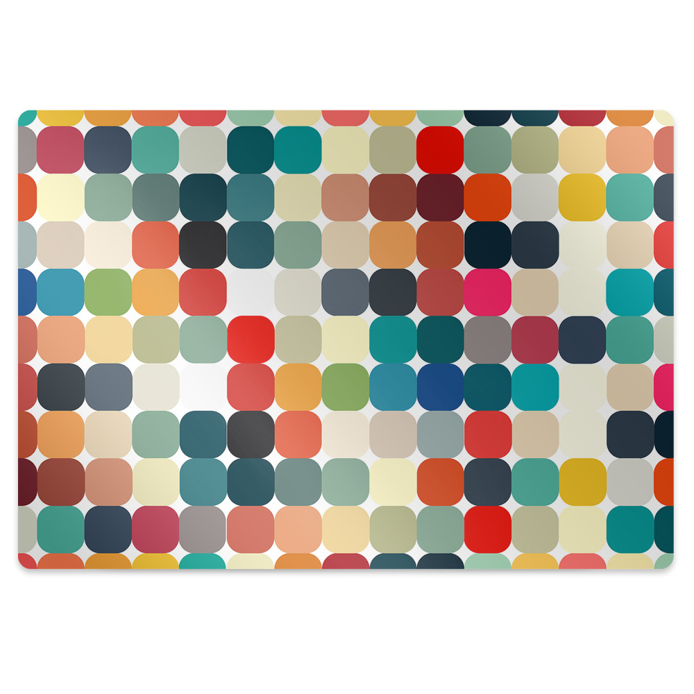 Podložka pod kancelářskou židli Geometrický motiv