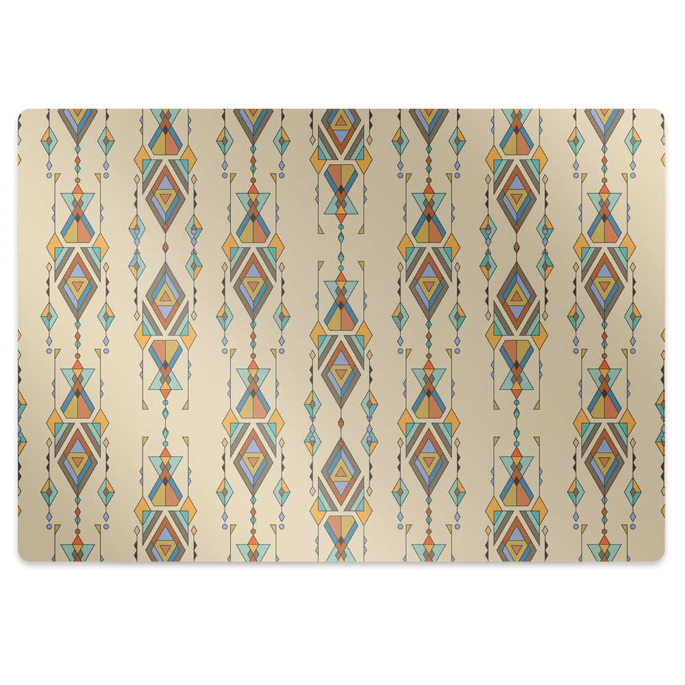 Podložka pod kancelářskou židli Indiánský motiv