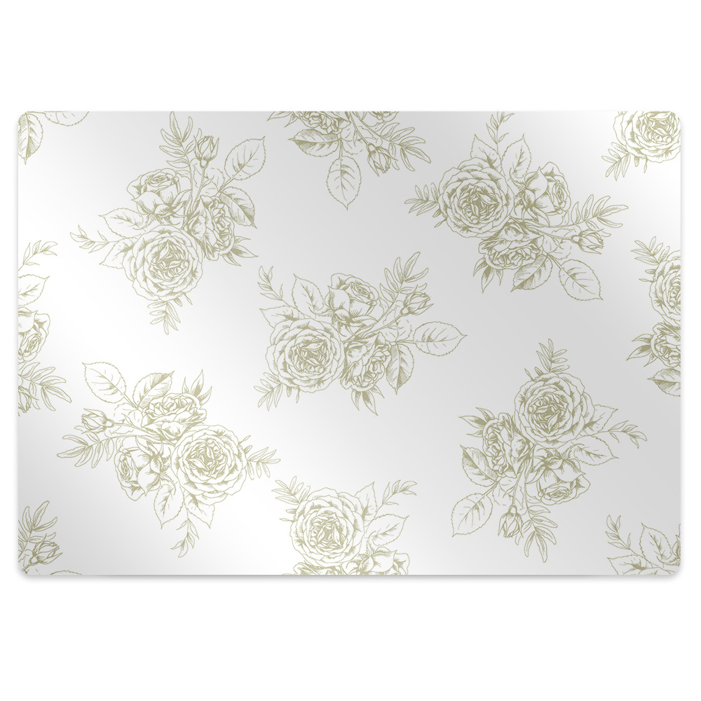 Podložka na židli Jemná růže