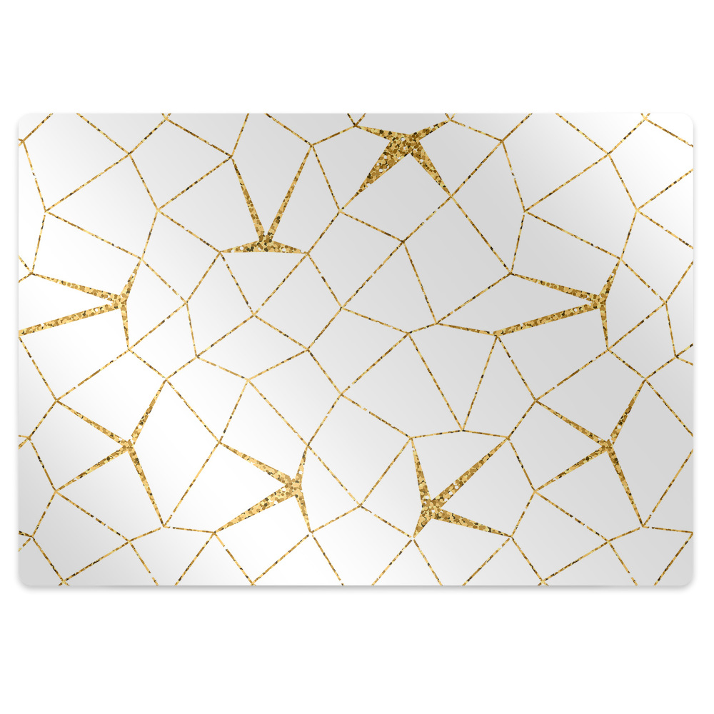 Podložka pod židli Zlatý mozaikový vzor