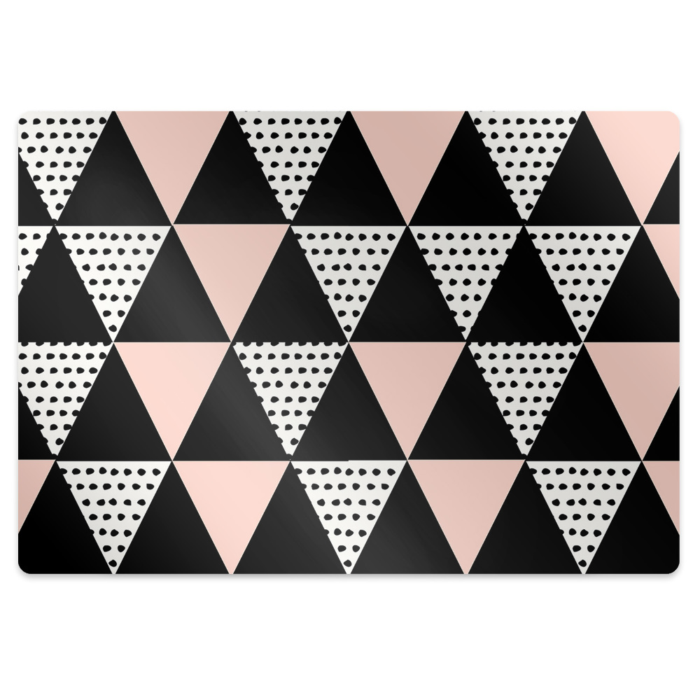 Koberec pod židli Geometrické obrazce