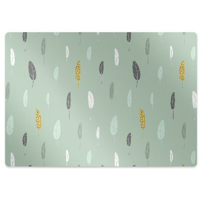 Koberec pod židli Listy