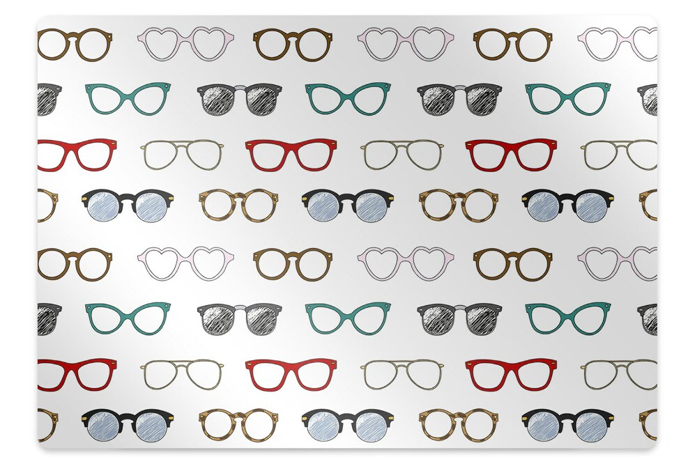 Podložka na ochranu podlahy Vintage s brýlemi