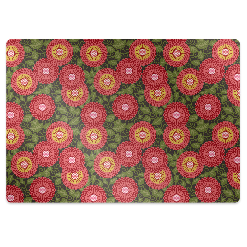 Podložka na ochranu podlahy Geometrické květy