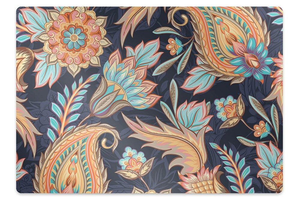 Koberec pod židli Barevné etnické motivy