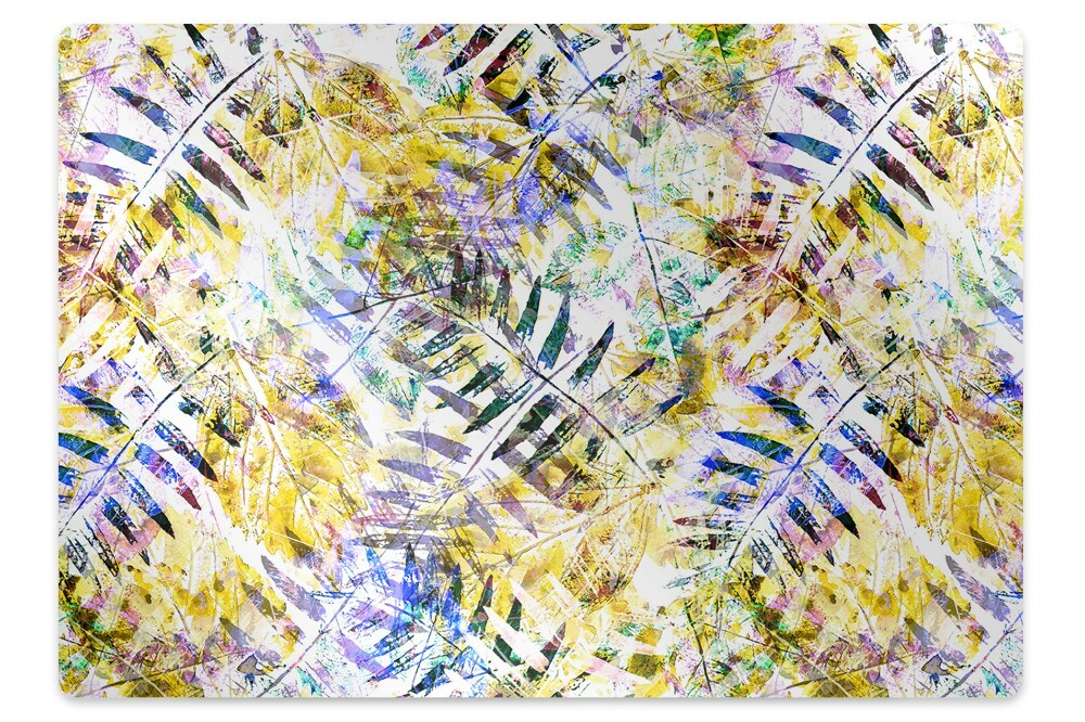 Podložka pod židli Zlaté listy