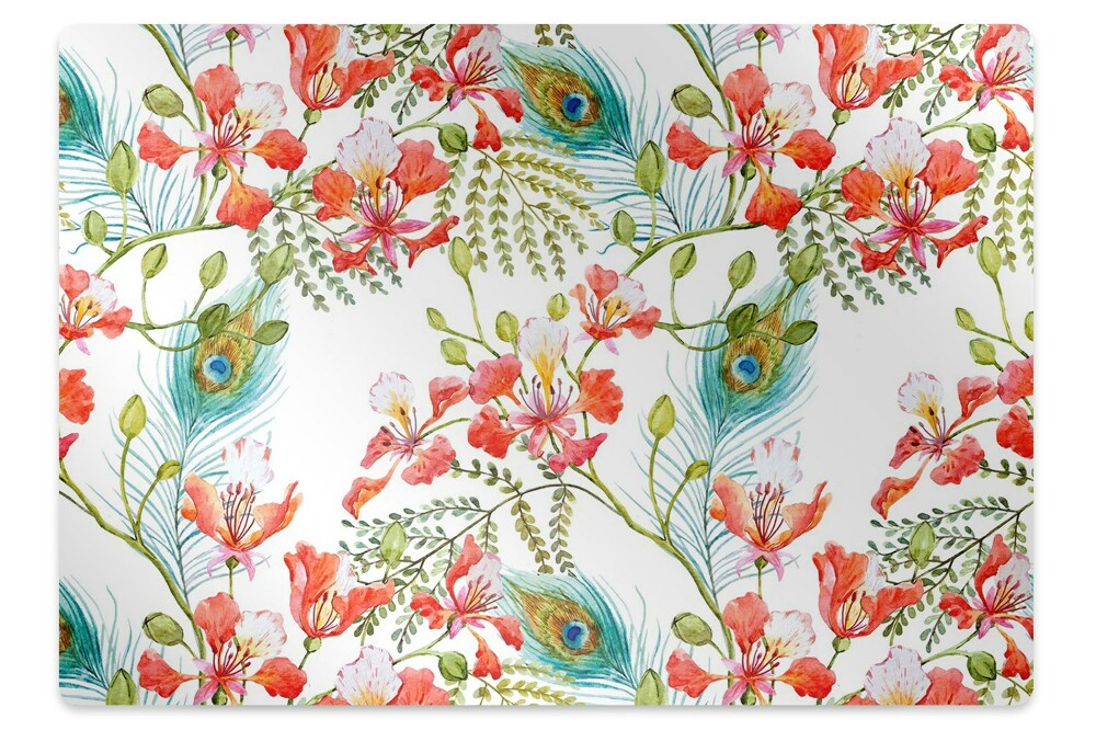 Koberec pod židli Paví oko