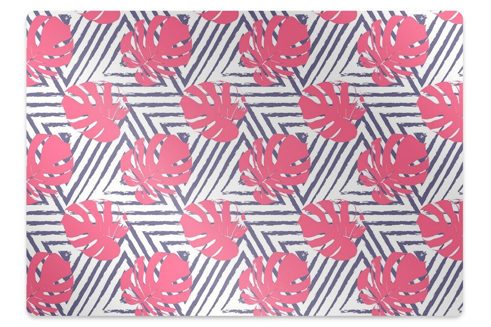 Koberec pod židli Světlé listy