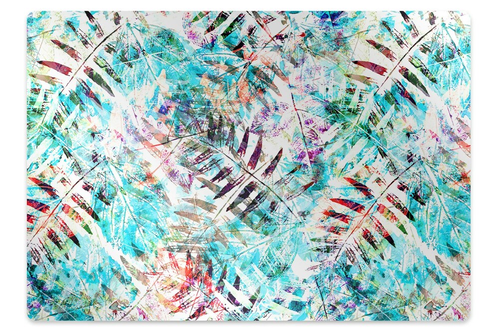 Podložka pod kancelářskou židli Známky na listech