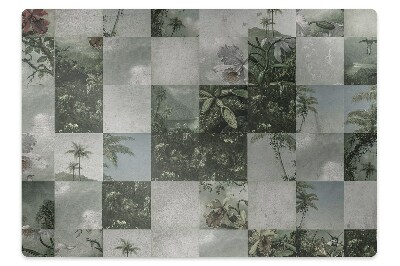 Ochranná podložka pod židli Exotická krásná mozaika