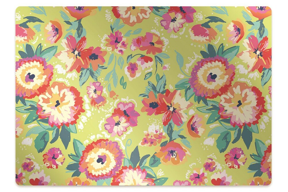 Ochranná podložka na podlahu Zahrada plná květin
