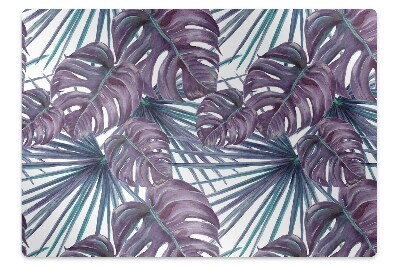 Podložka pod kancelářskou židli Listy monstery