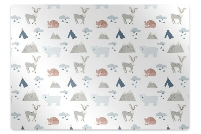 Podložka pod židli Lesní zvířata