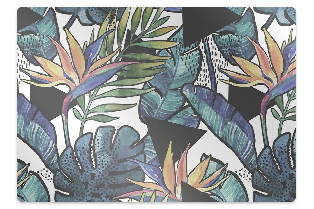 Podložka pod křeslo Palmové listy