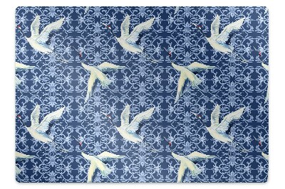 Koberec pod židli Orientální jeřábi