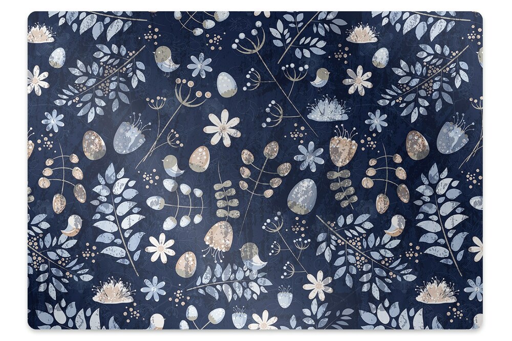 Podložka na ochranu podlahy Listy ve skandinávském stylu