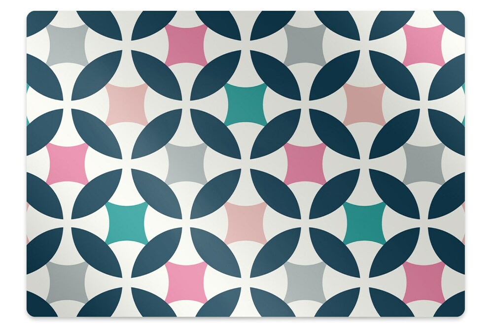 Ochranná podložka pod židli Pastelový retro motiv