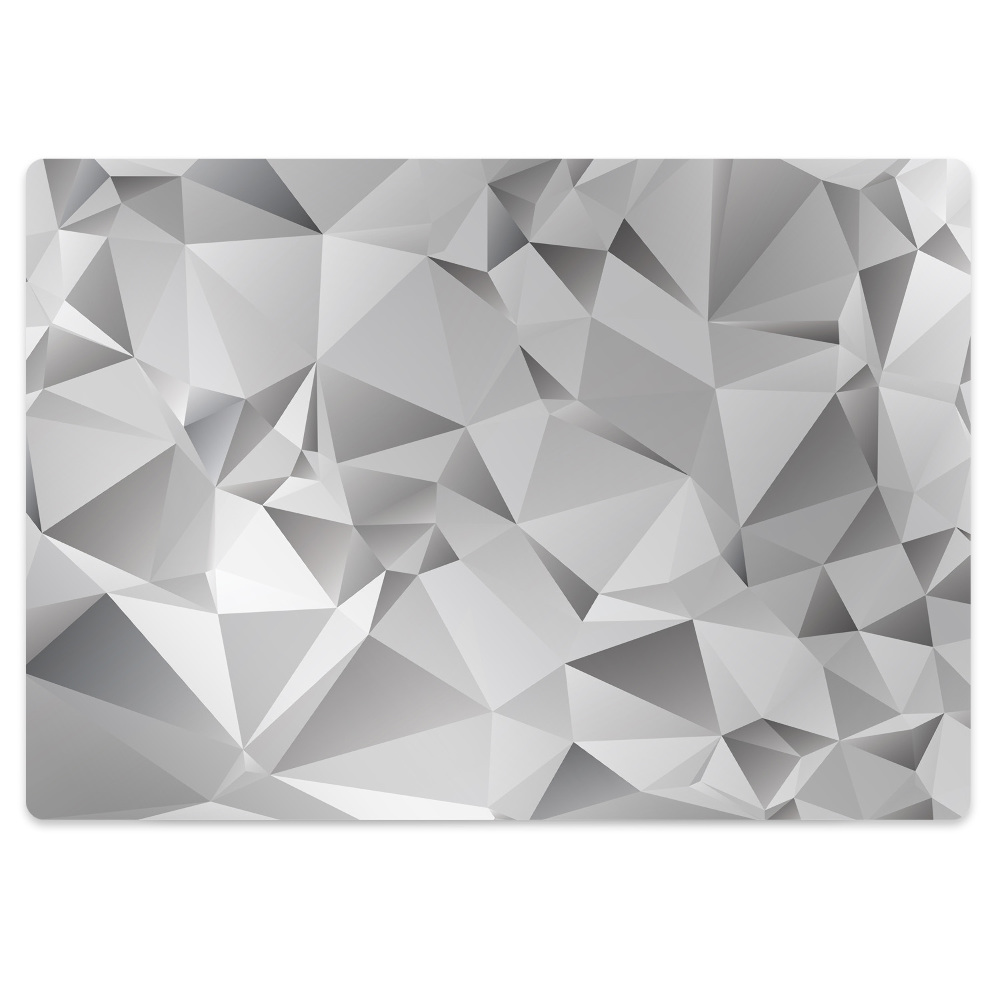 Ochranná podložka na podlahu Šedá fantazie