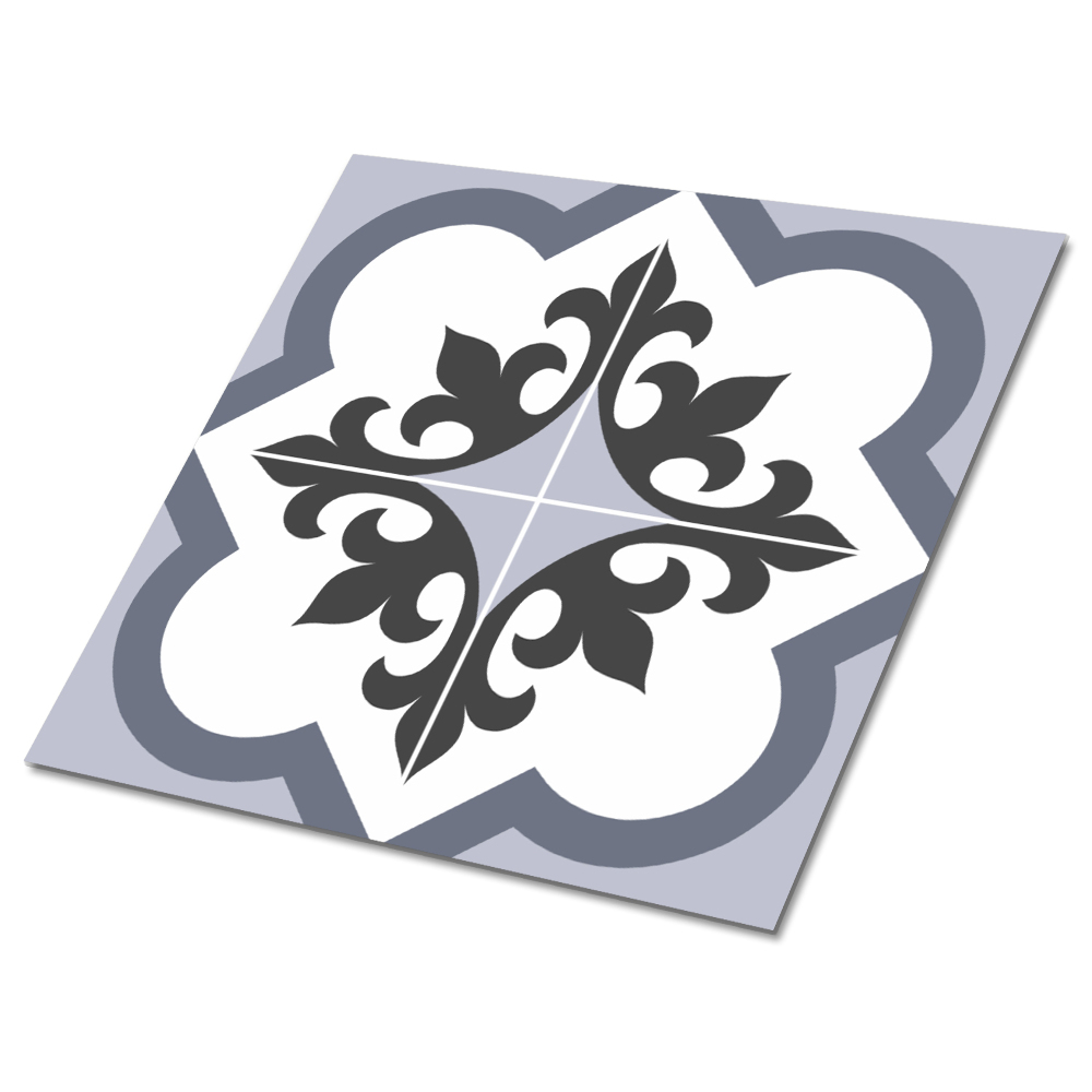 Vinylové obklady Lilie na dlaždicích