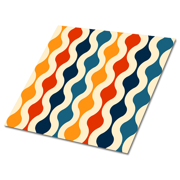 Vinylové dlaždice Barevné vlny