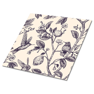 Pvc obklady na stěnu Ptáci na stromě