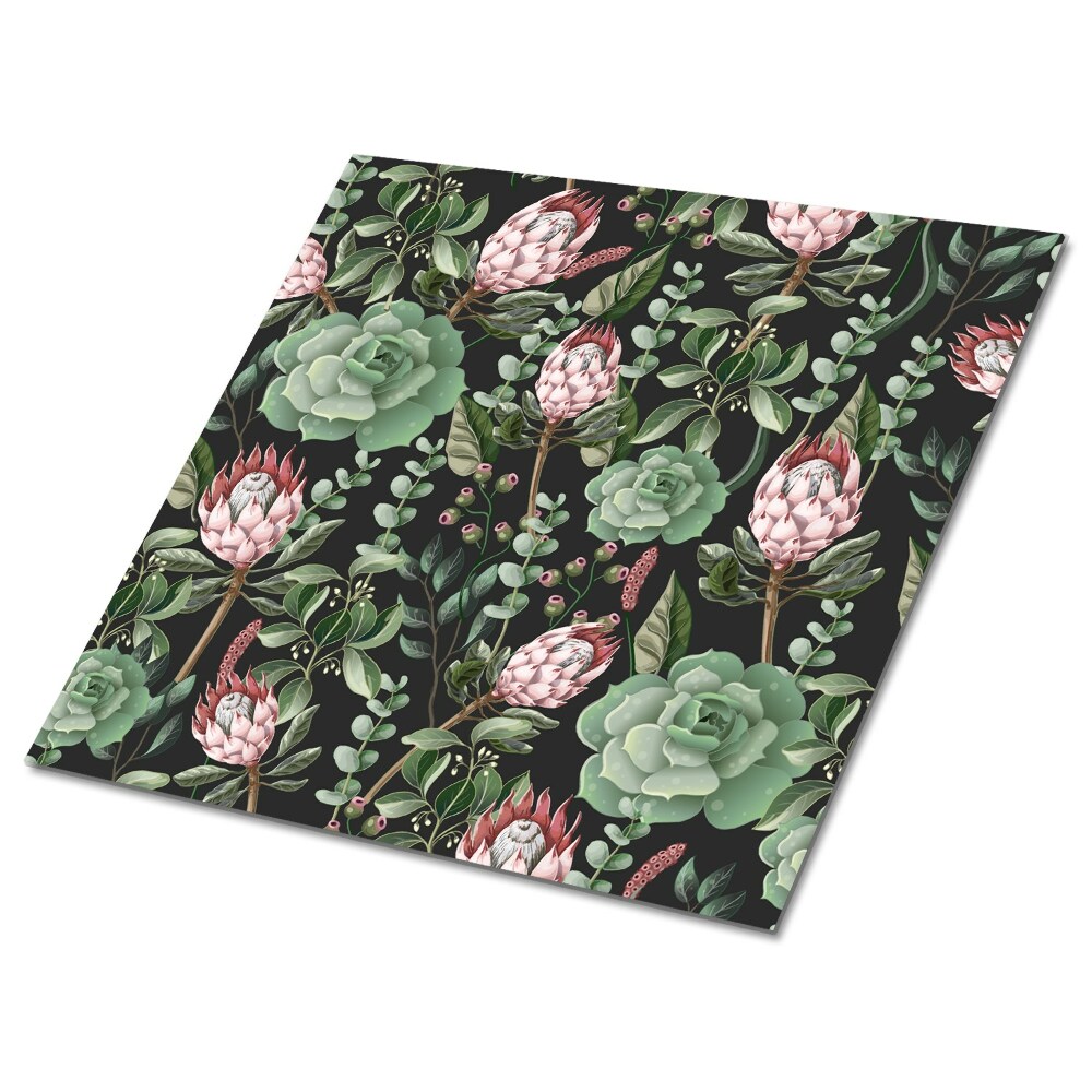 Pvc obklady na zeď Exotické rostliny