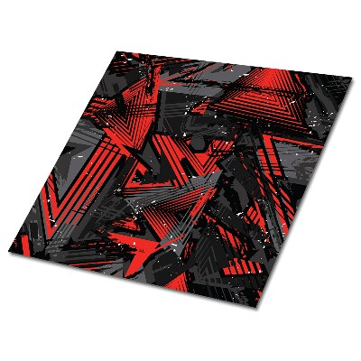 Vinylové dlaždice Červeno-černá abstrakce