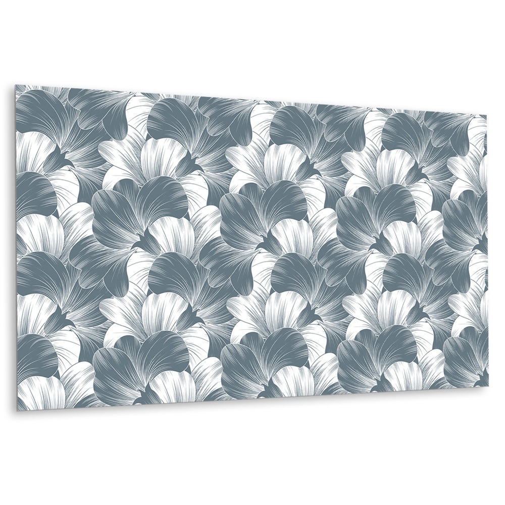 Nástěnný panel Za Televizí V Květech