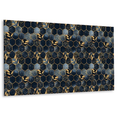 Obkladový panel pvc Se Vzorem Listů A Šestiúhelníků