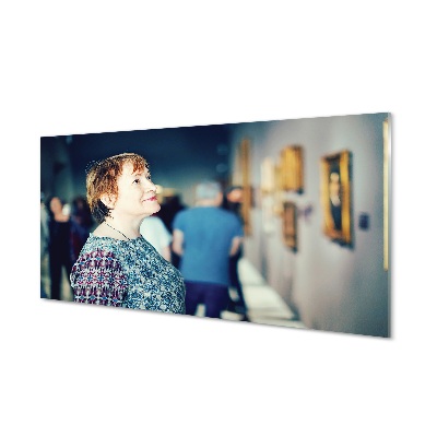 Obraz ze skla Lidé umělecká galerie