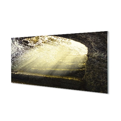 Skleněný obraz Schodišťové sluníčko