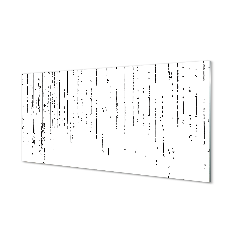 Skleněný obraz Tečky a pruhy Grafika