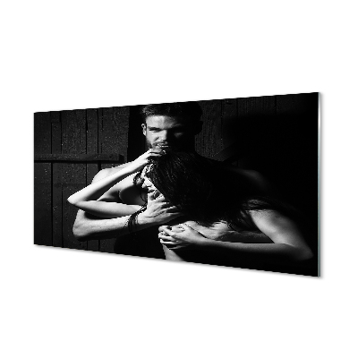 Obraz na skle Žena muž spolu