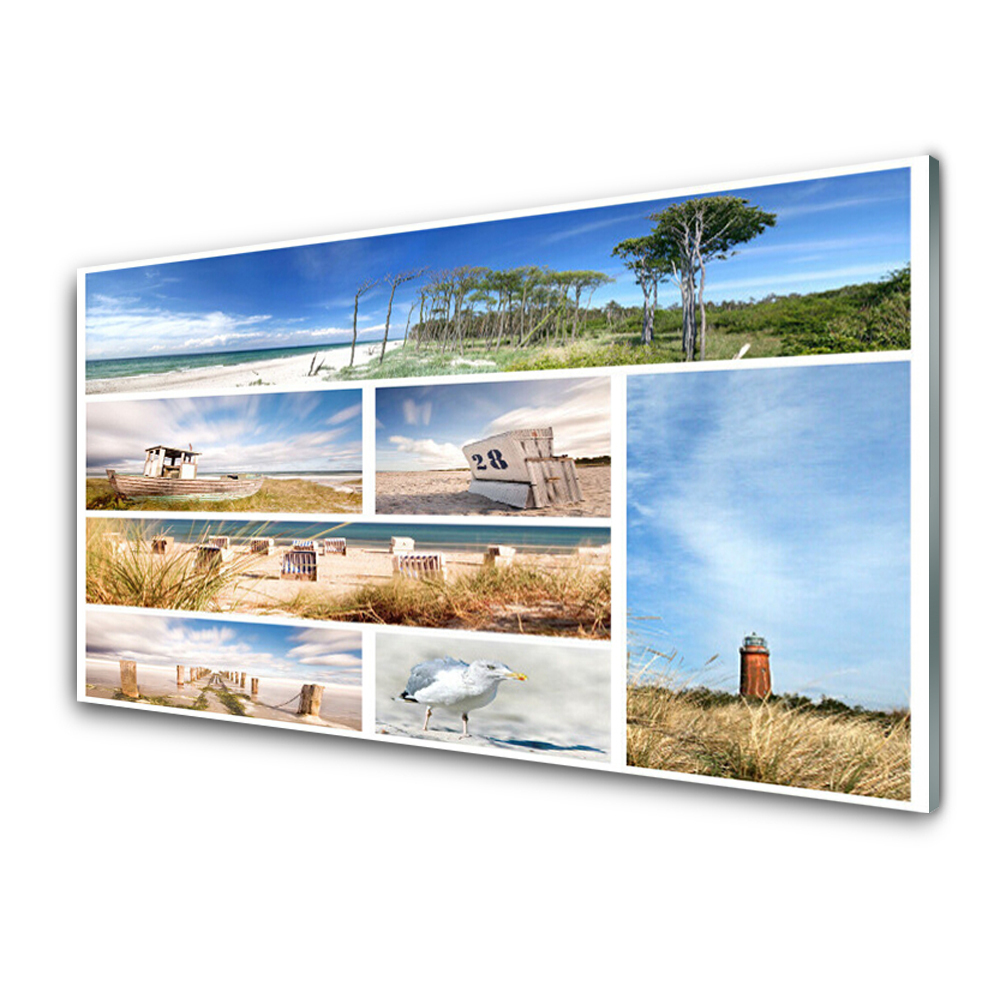 Skleněný obraz na stěnu Pohled od moře