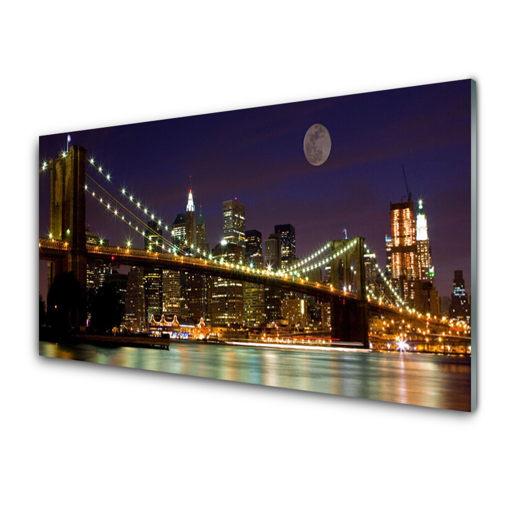 Obraz ze skla Most Architektura Plný