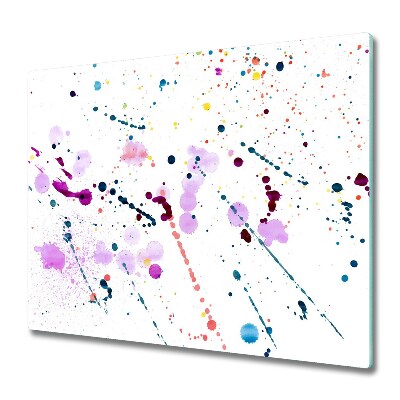 Skleněná deska do kuchyně Efektní skvrny