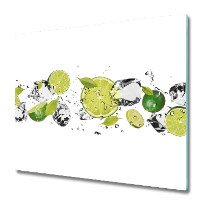 Skleněné krájecí prkénko Vápno a voda