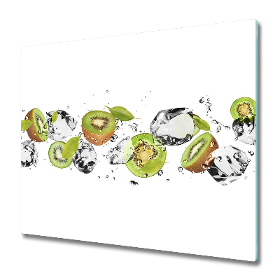 Skleněné krájecí prkénko Kiwi a voda