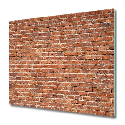 Skleněná deska do kuchyně Stará cihlová zeď