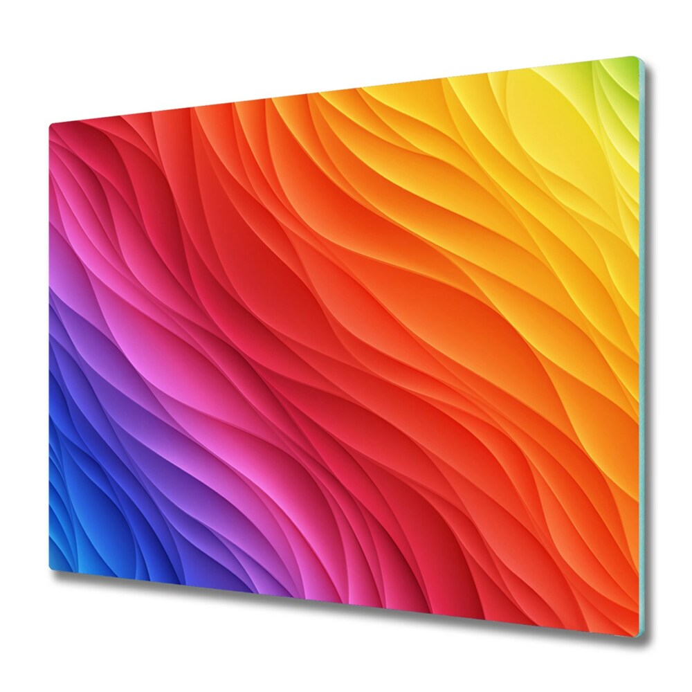 Krájecí prkénko skleněné Duhové vlny