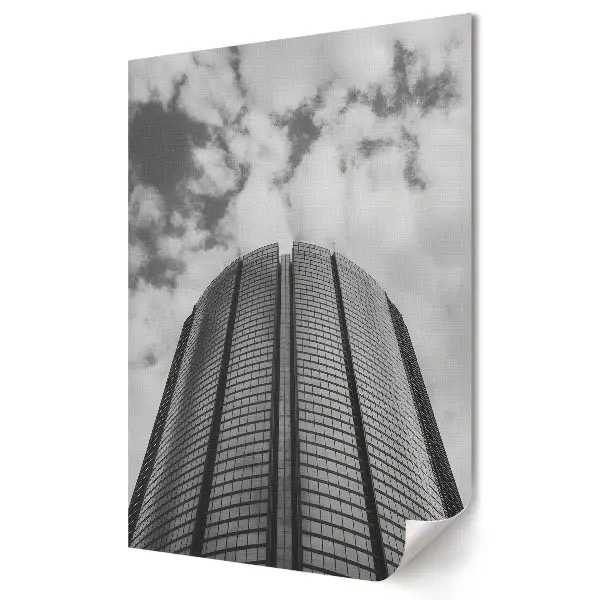 Moderní grafika na plátně Moderní architektura v černé a bílé