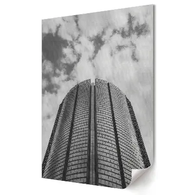 Moderní grafika na plátně Moderní architektura v černé a bílé