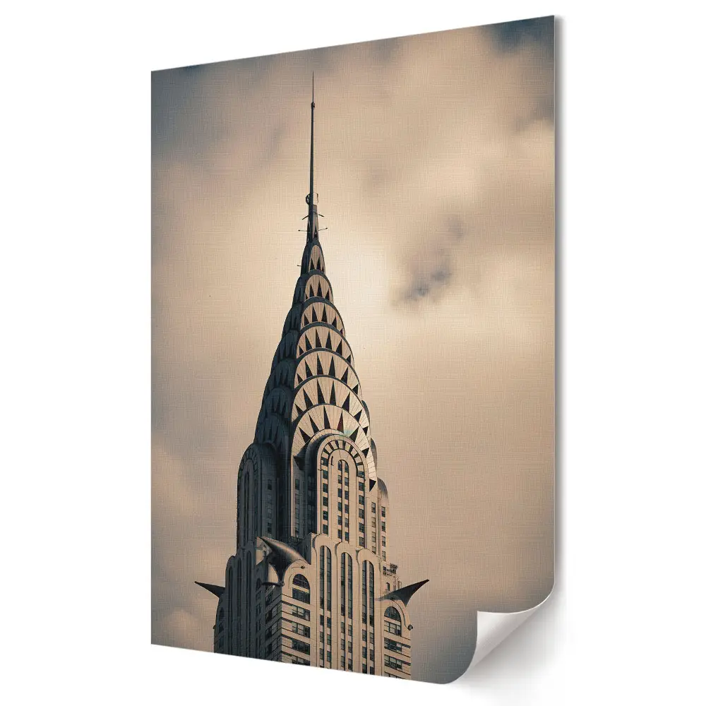 Plakát na zeď Ikona New Yorku Chrysler Building