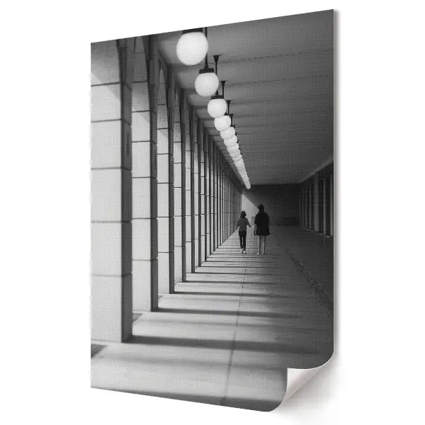 Nástěnná grafika na plátně Stíny a světlo v architektuře