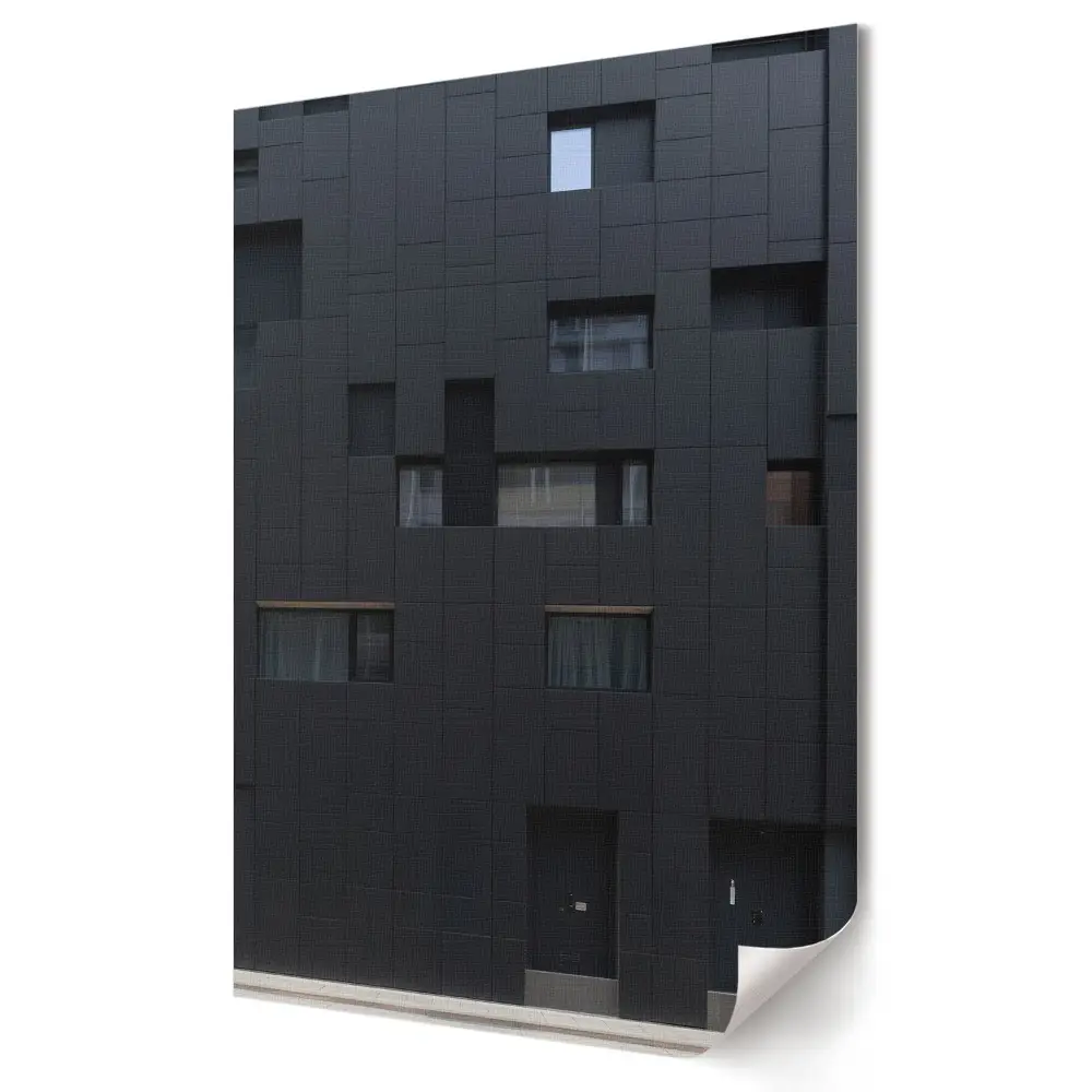 Obraz na plátně Moderní architektura v odstínech černé