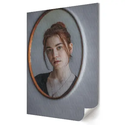 Tisk na plátno Odraz v zrcadle Zachycení emocí