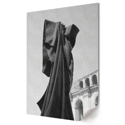 Moderní grafika na plátně Stín v pohybu: Elegance látky