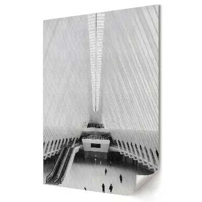 Nástěnná grafika na plátně Moderní architektura v monochromatických tónech