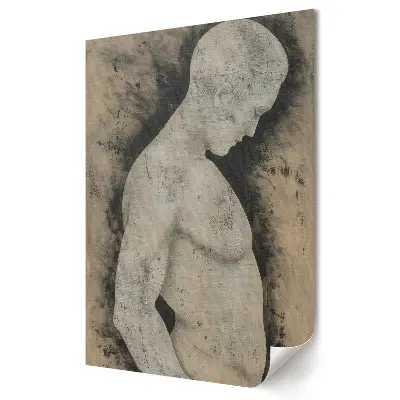 Moderní obraz na plátně Odraz ve stínu těla