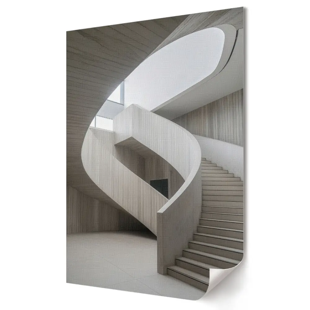 Obraz na plátně Moderní spirála architektura a minimalismus